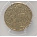 AUSTRALIA 2000 . ONE 1 DOLLAR COIN . ERROR . MULE . STRUCK ON TEN 10 CENTS